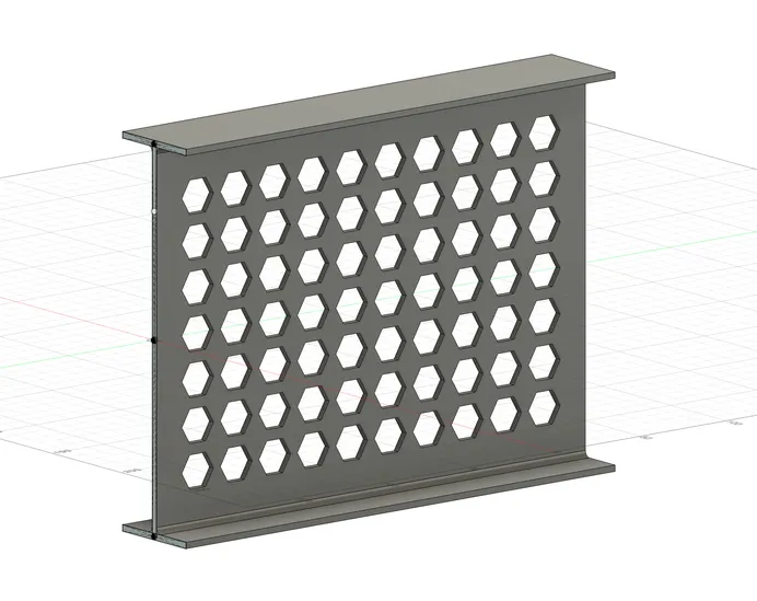 Screenshot of finished 3D model in Fusion