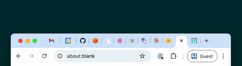 Animated screenshot of Chrome browser tabs showing the first tab selected after pressing cmd + 1, the second tab selected after pressing cmd + 2, and the last of many tabs selected after pressing cmd + 9.