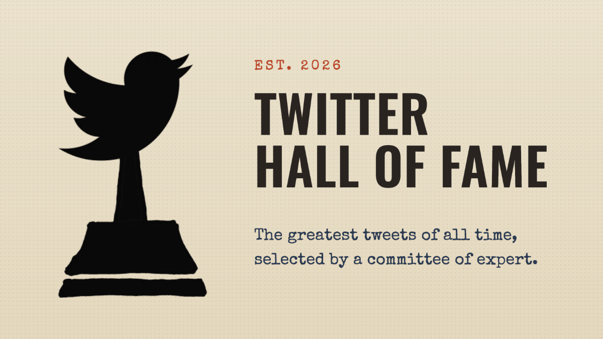 Screenshot of Twitter Hall of Fame mini-site